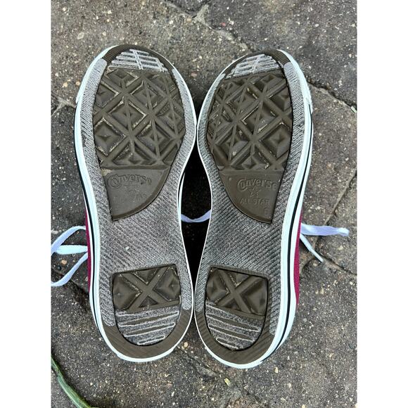 Converse Chuck Taylor All Star red low top trainers mens size 6, womens size 8 - Picture 6 of 6